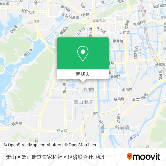 萧山区蜀山街道曹家桥社区经济联合社地图