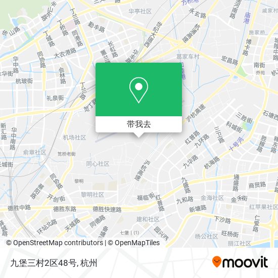 九堡三村2区48号地图