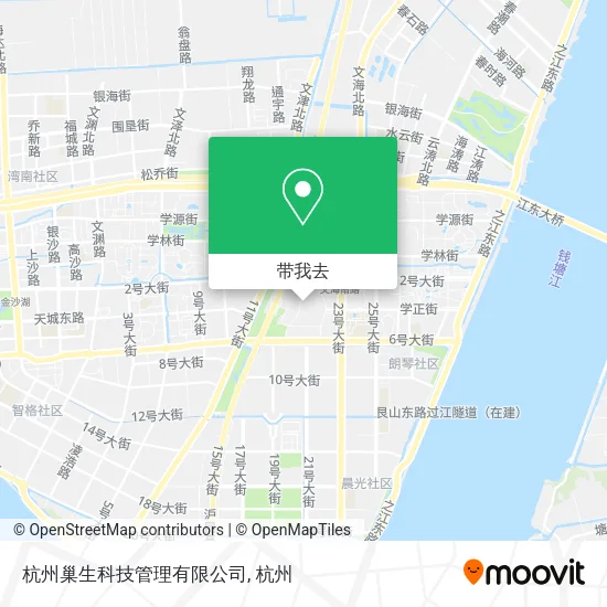 杭州巢生科技管理有限公司地图