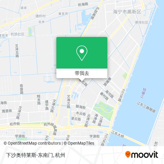 下沙奥特莱斯-东南门地图