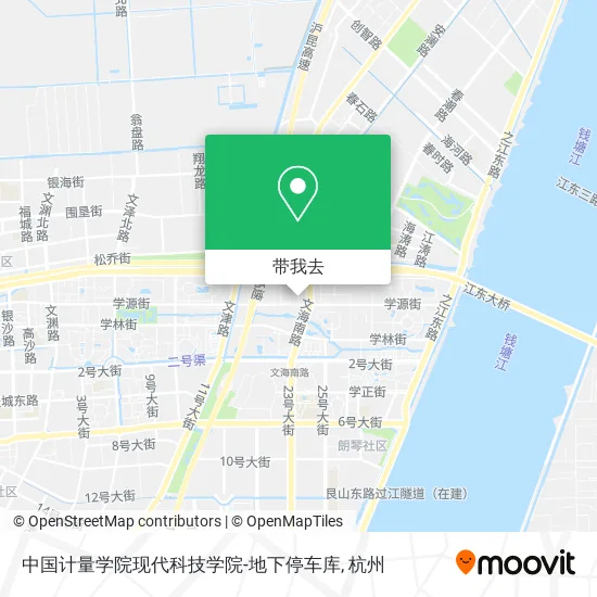 中国计量学院现代科技学院-地下停车库地图