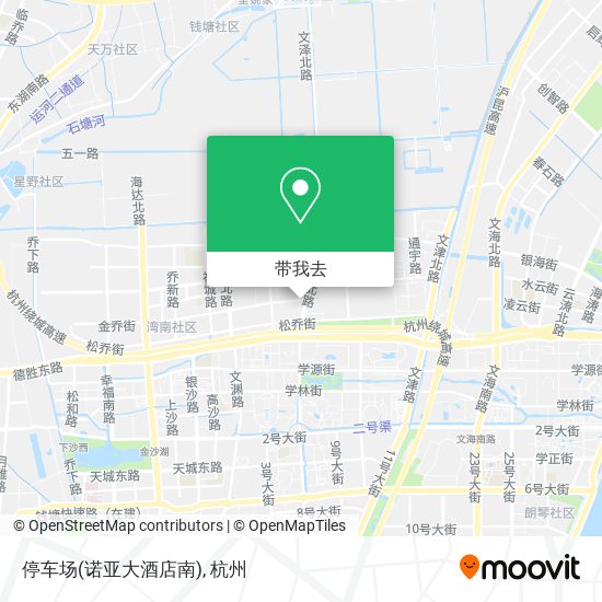 停车场(诺亚大酒店南)地图