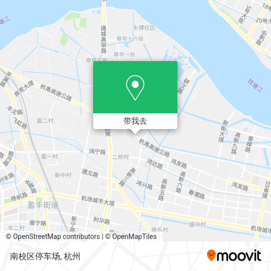 南校区停车场地图
