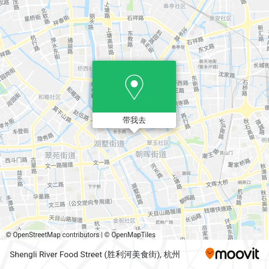 Shengli River Food Street (胜利河美食街)地图