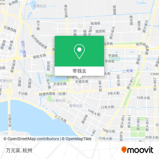 万元富地图