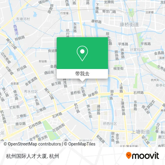 杭州国际人才大厦地图
