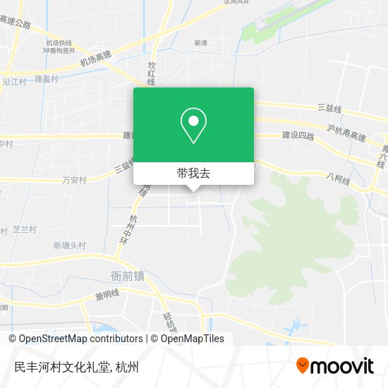 民丰河村文化礼堂地图