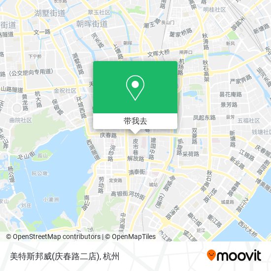 美特斯邦威(庆春路二店)地图