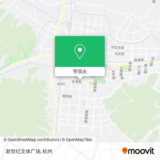 新世纪文体广场地图