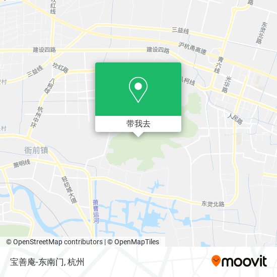 宝善庵-东南门地图