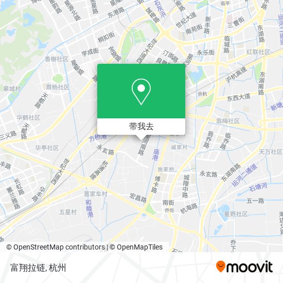 富翔拉链地图