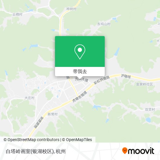 白塔岭画室(银湖校区)地图