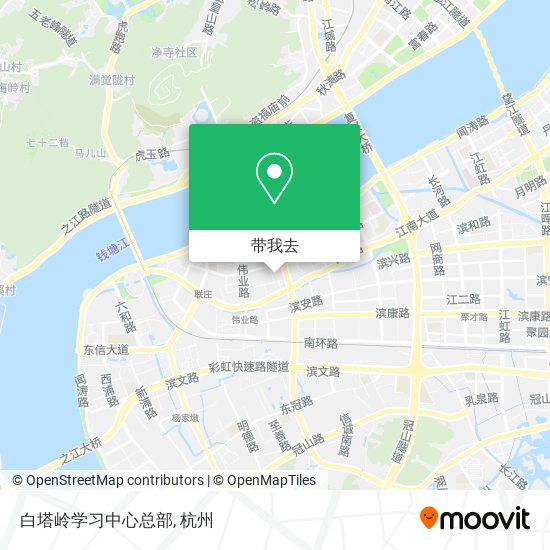 白塔岭学习中心总部地图