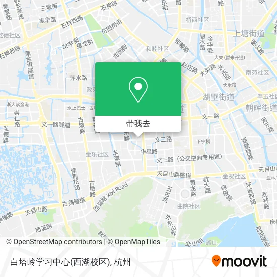白塔岭学习中心(西湖校区)地图