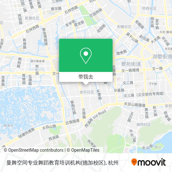 曼舞空间专业舞蹈教育培训机构(德加校区)地图