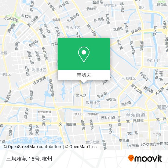 三坝雅苑-15号地图