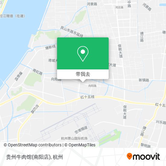 贵州牛肉馆(南阳店)地图