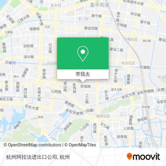 杭州阿拉法进出口公司地图