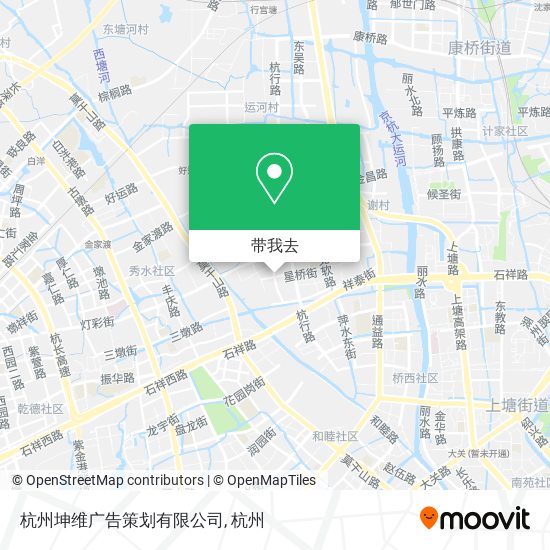 杭州坤维广告策划有限公司地图