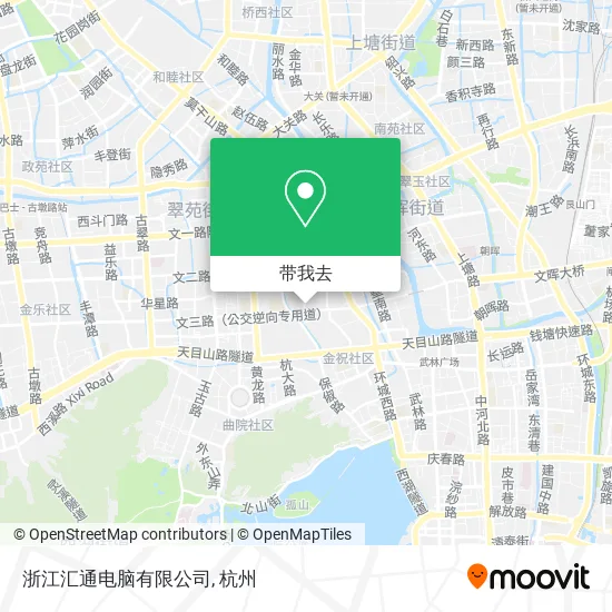 浙江汇通电脑有限公司地图