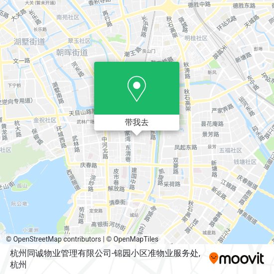 杭州同诚物业管理有限公司-锦园小区准物业服务处地图