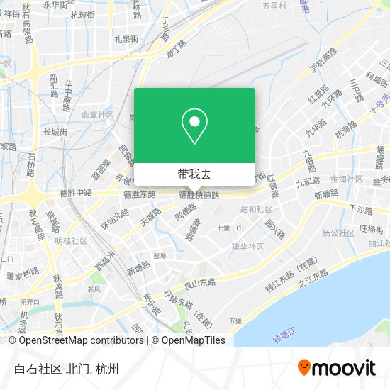 白石社区-北门地图
