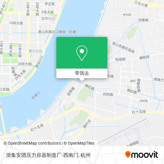 浙集安团压力容器制造厂-西南门地图