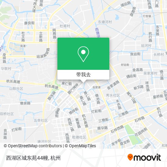 西湖区城东苑44幢地图