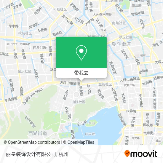 丽皇装饰设计有限公司地图