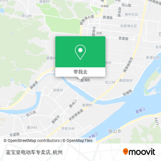 蓝宝皇电动车专卖店地图