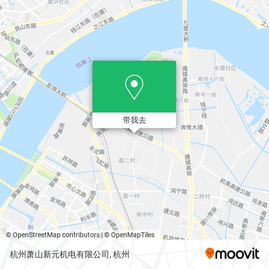 杭州萧山新元机电有限公司地图