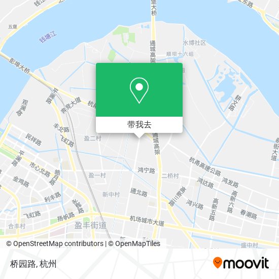 桥园路地图