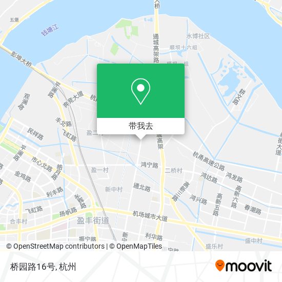 桥园路16号地图