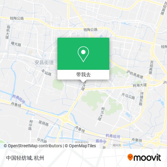 中国轻纺城地图