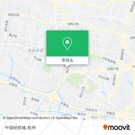 中国轻纺城地图