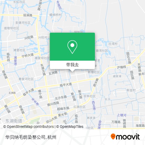 华贝纳毛纺染整公司地图