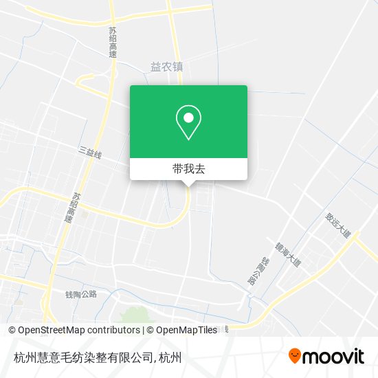 杭州慧意毛纺染整有限公司地图
