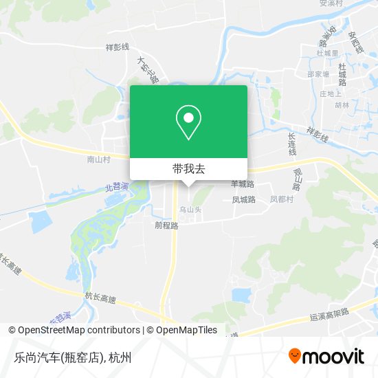 乐尚汽车(瓶窑店)地图