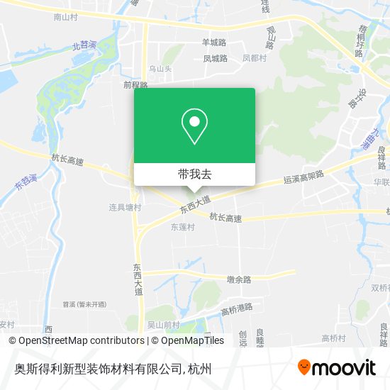 奥斯得利新型装饰材料有限公司地图