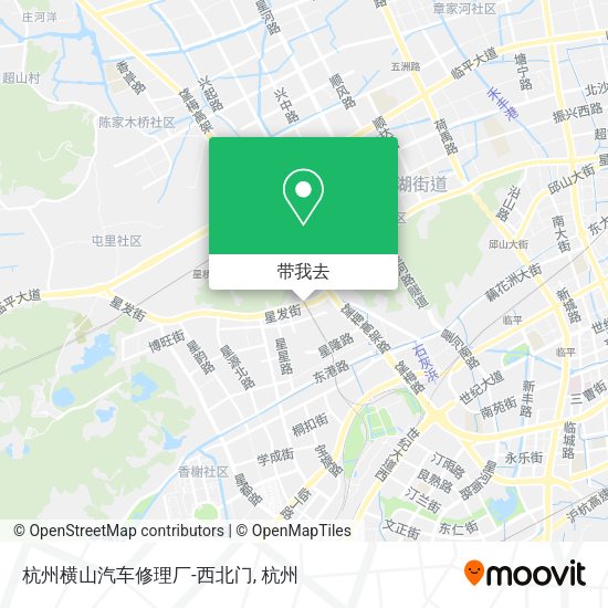 杭州横山汽车修理厂-西北门地图