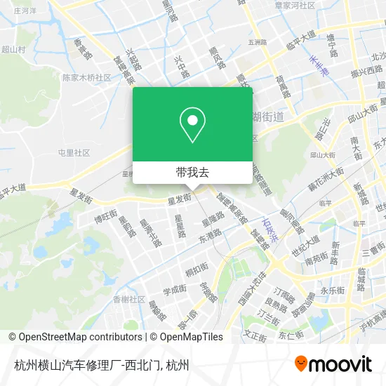 杭州横山汽车修理厂-西北门地图