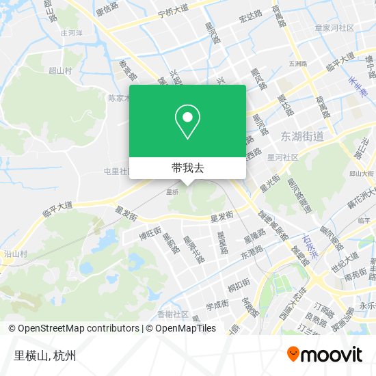 里横山地图
