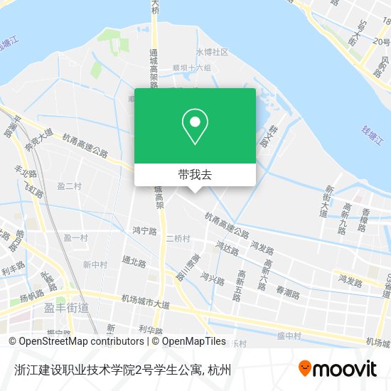 浙江建设职业技术学院2号学生公寓地图