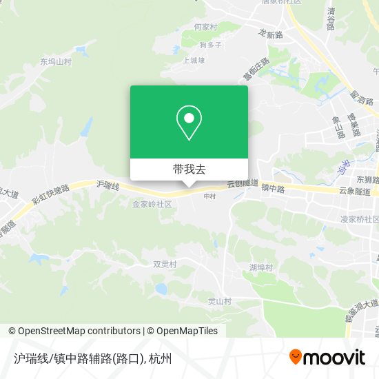 沪瑞线/镇中路辅路(路口)地图