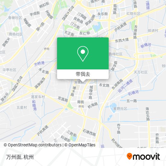 万州面地图