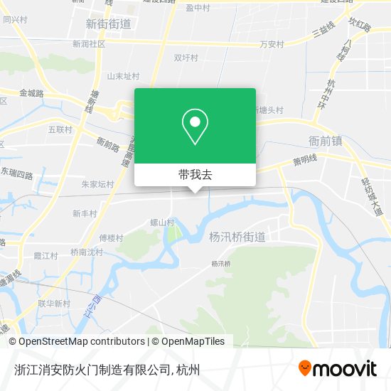 浙江消安防火门制造有限公司地图