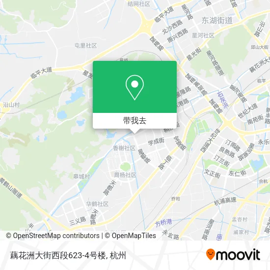 藕花洲大街西段623-4号楼地图