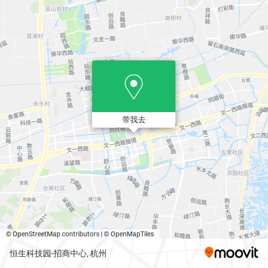 恒生科技园-招商中心地图