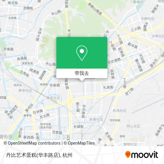 丹比艺术蛋糕(华丰路店)地图
