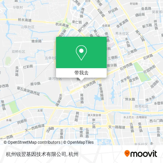 杭州锐翌基因技术有限公司地图